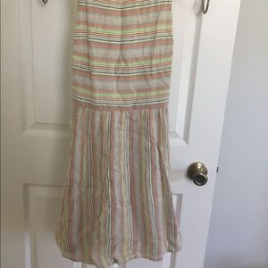 Cross-back summer shift Dress